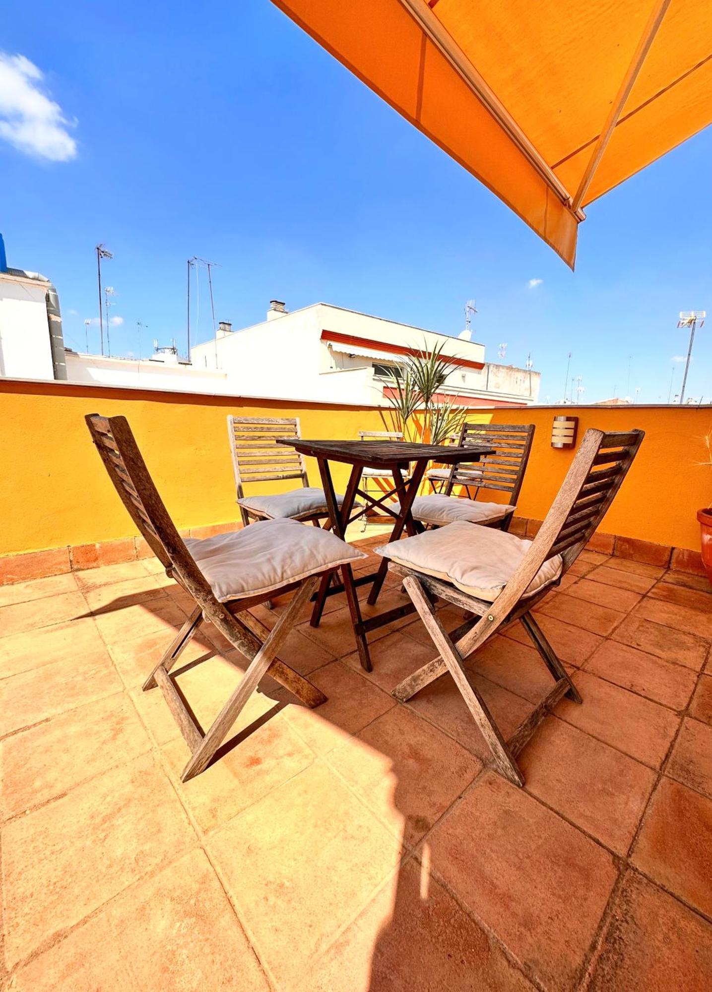 Penthouse Near Cathedral Private Rooftop Private Parking Seville Exterior photo